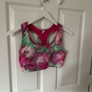 Multicolored Sports Bra